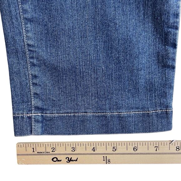 NWT NYDJ Audrey Straight Ankle Jeans Maryland Wash Size 14W Embellished Pockets - Picture 15 of 16